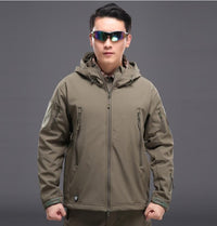 Thumbnail for Hunting clothes Outdoor Shark Skin tad v4 Tactical millitary Softshell Jacket Suit Men Waterproof Combat Jacket
