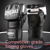 Thumbnail for Adult Male And Female Half Finger Boxing Gloves Boxing Glove