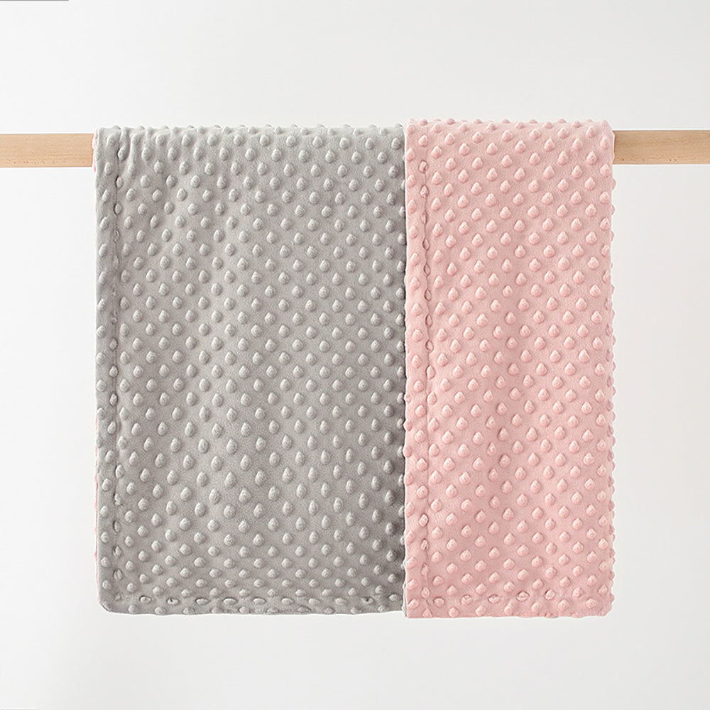 Baby Blanket For Girls Super Soft Double Layer With Dotted Backing Soft Baby Blanket With Dotted Backing Newborn Nursery Swaddling Blankets Infants Boys Girls Receiving Blanket For Toddler