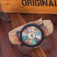 Thumbnail for Casual Vintage Leather Women Quartz Wrist Watch Gift Clock