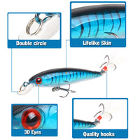 Thumbnail for Luya Fish With Feather 9cm 7g Hard Bait