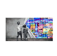 Thumbnail for Children's Graffiti Wall Art Canvas Abstract