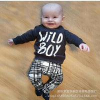 Thumbnail for Long Short Sleeve Top Pants 2pcs Sport Suit Baby Clothing Set