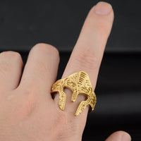 Thumbnail for New Personality Warrior Mask Ring Fashion