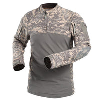 Thumbnail for Tactical Shirt Long Sleeve Top Camo Airsoft Outdoor Sports Combat Shirt
