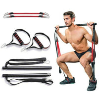 Thumbnail for Pilates Bar Kit With Resistance Bands Portable Home Gym Workout Equipment Perfect Stretched Fusion Exercise Bar And Bands