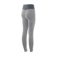 Thumbnail for Plaid Leggings Fitness Yoga Pants Women's Seamless High Waist Breathable Gym Leggings