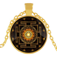 Thumbnail for Sacred Sri Lanka Yantra Time Gem Pendant Necklace