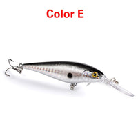 Thumbnail for 10PCS Minnow Fishing Lures Laser Hard Artificial Bait 3D Eyes 11cm 10g Fishing Wobblers Crankbait Minnows 6