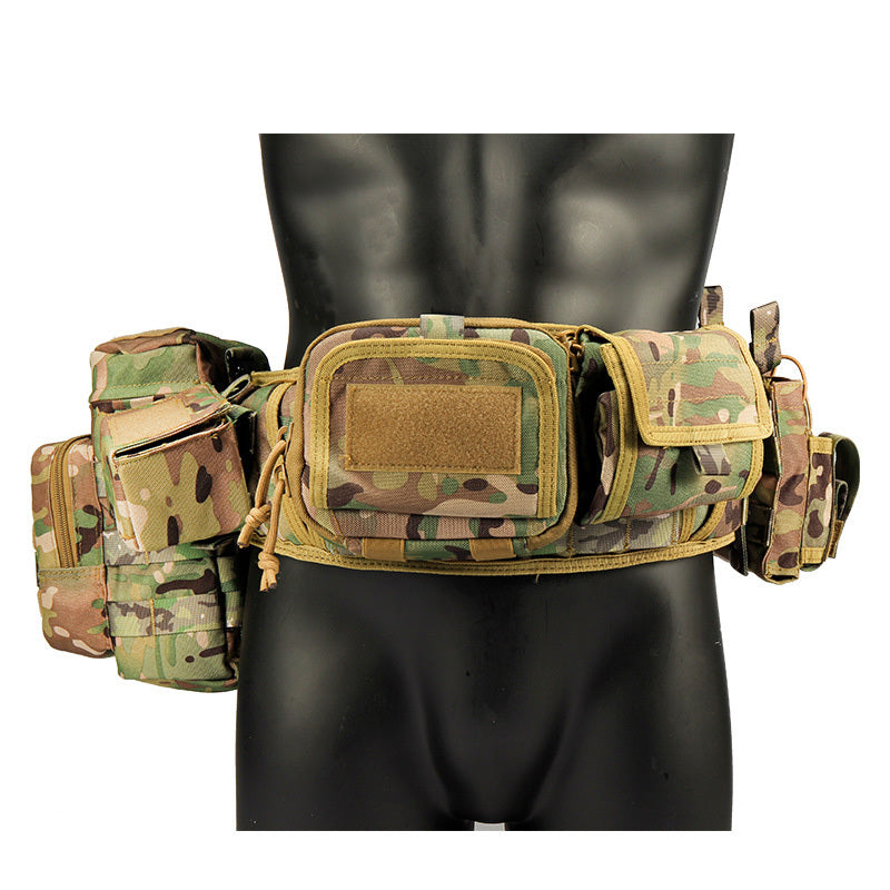 Army Fan Camouflage Multifunctional Tactical Pockets Men And Women Sports Fishing Pockets Outdoor Sports Mountaineering Cycling Bag