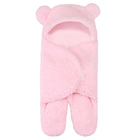 Thumbnail for Lamb Plush Sleeping Bag Newborn Baby Swaddling Quilt