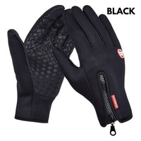 Thumbnail for Winter Gloves Touch Screen Riding Motorcycle Sliding Waterproof Sports Gloves With Fleece