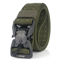 Thumbnail for Canvas outdoor tactical belt Military training belt textile nylon camouflage men's belt