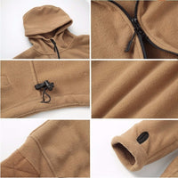 Thumbnail for Men Military Winter Thermal Fleece Tactical Jacket