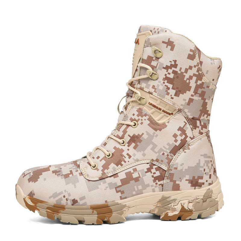 Men's Camo Outdoor Casual High Top Tactical Military Boots