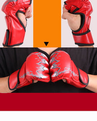 Thumbnail for Sandbag Fighting Training Thickened Boxing Half Finger Gloves