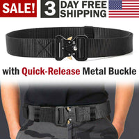 Thumbnail for Military Tactical Belt Heavy Duty Security Guard Working Utility Nylon Waistband