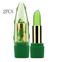 Thumbnail for Aloe Vera Gel Color Changing Lipstick Gloss Moisturizer Anti-drying Desalination Fine-grain Lip Blam Care