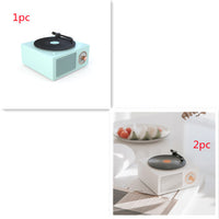 Thumbnail for Wireless mini portable retro phonograph bluetooth speaker