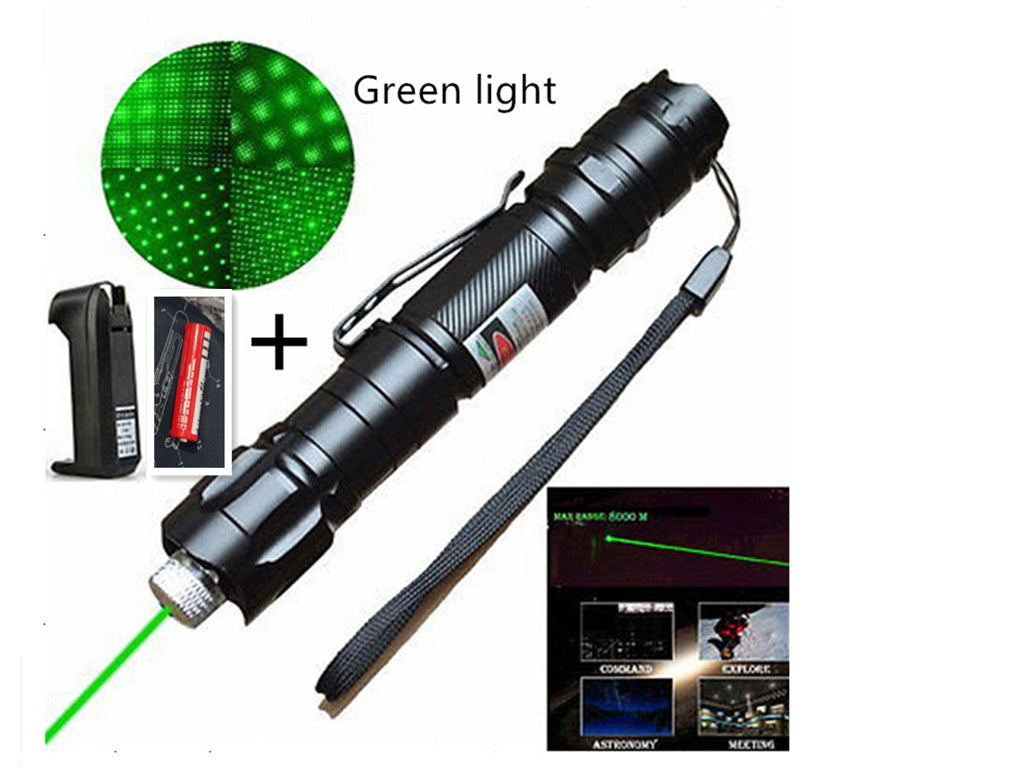 Portable Green Light High-Power Laser Flashlight