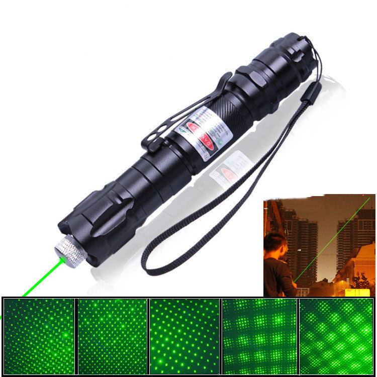 Portable Green Light High-Power Laser Flashlight