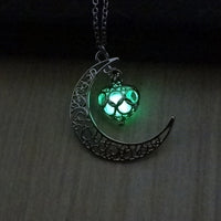 Thumbnail for Glow In the Dark Moon Necklace