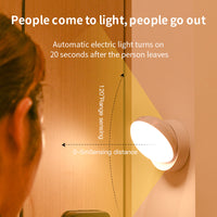 Thumbnail for Rotating Human Body Sensor Light Corridor Garage Light Wardrobe Light Motion Sensor Night Light