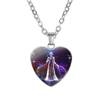 Thumbnail for Women's Zodiac Heart Pendant Necklace