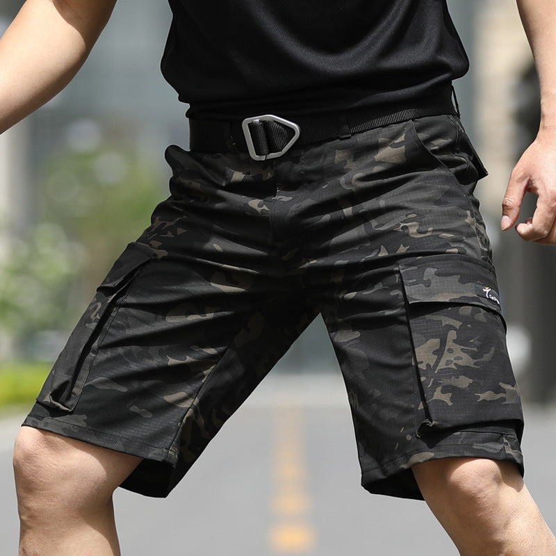 Multi-pocket Men's Summer Tactical Pants Commuter Shorts