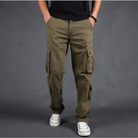 Thumbnail for Outdoor Overalls Men's Loose Large Size Multi Pocket Trousers