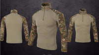 Thumbnail for Army Tactical Military Uniform Airsoft Camouflage War Proven Shirt Fast Attack Long Sleeve Shirt War Strike