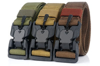Thumbnail for NEW Military Equipment Combat Tactical Belts for Men US Army Training Nylon Metal Buckle Waist Belt Outdoor Hunting Waistband