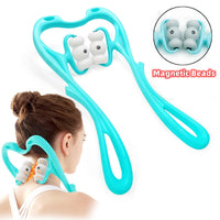 Thumbnail for Neck Massager For Pain Relief Deep Tissue 360 Degree Neck Roller With 96 Pressure Point Neckbud Massage Roller For Neck Shoulder Waist Leg Foot Handheld Relaxer Tool