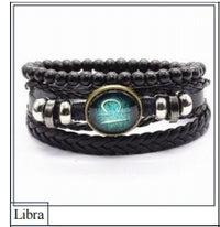 Thumbnail for Vintage Braided Leather Cord Set Bracelet, Cowhide Hand Cord, Men's Leather Bracelet