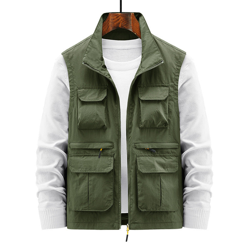 Vest Multi-pocket Outdoor Work Clothes Sleeveless Waistcoat