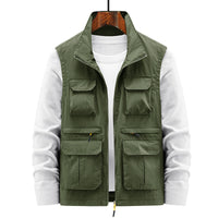 Thumbnail for Vest Multi-pocket Outdoor Work Clothes Sleeveless Waistcoat