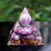 Thumbnail for Pyramid Decoration Natural Crystal Gravel Energy Tower