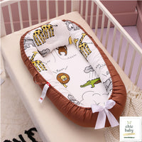 Thumbnail for Baby Removable And Washable Bed Crib Portable Crib Travel Bed For Children Infant Kids Cotton Cradle