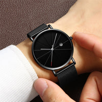 Thumbnail for Simple calendar watch male creative waterproof quartz watch