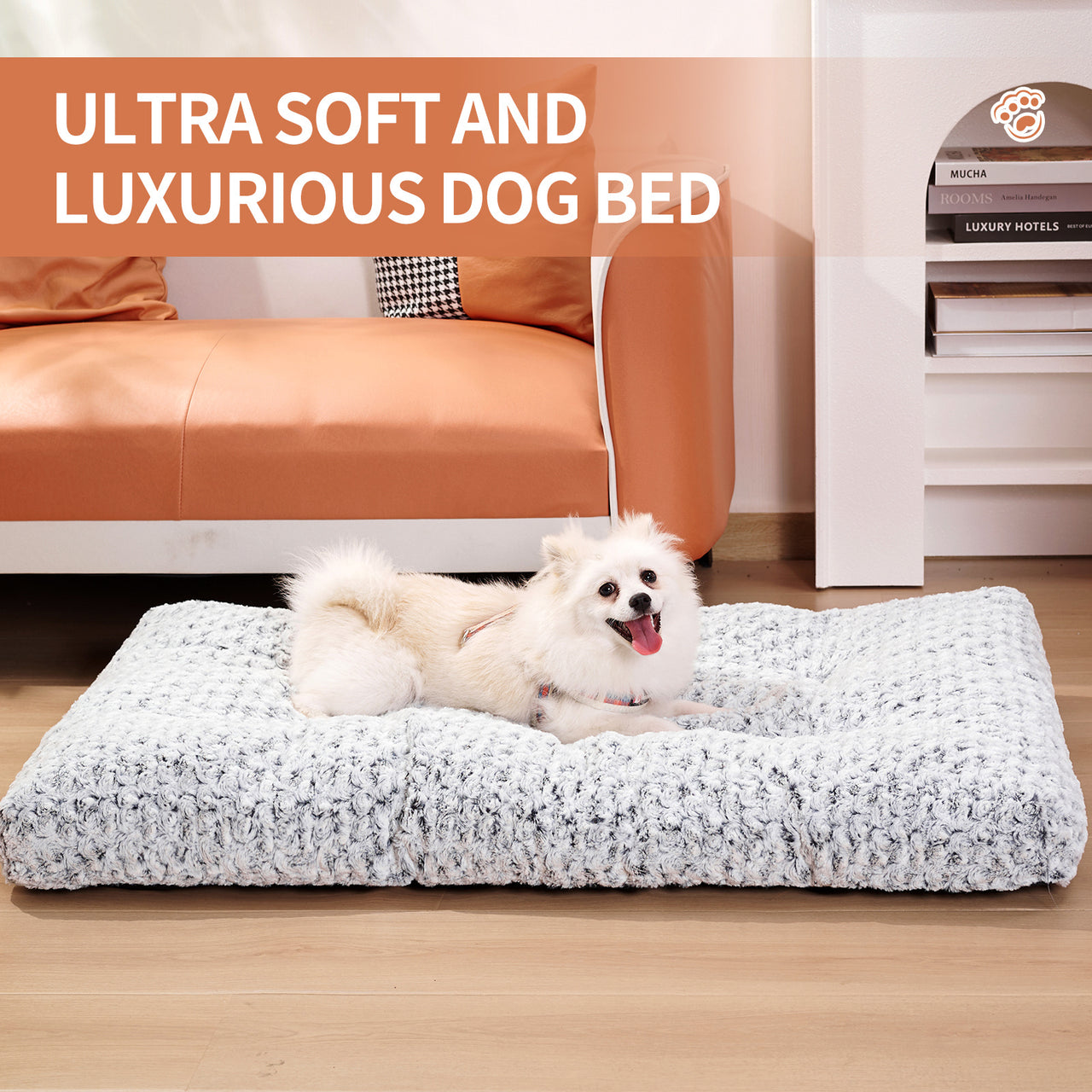 Thickened Soft Fluffy Cotton Pet Bed