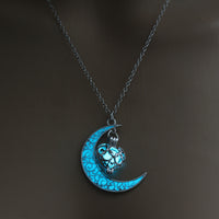 Thumbnail for Glow In the Dark Moon Necklace
