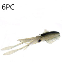 Thumbnail for Squid Bait 15cm 20g Sea Fishing Boat Fishing Simulation Fake Bait Octopus Deep Sea Soft Bait Iron Plate Bait