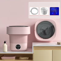 Thumbnail for Mini Foldable Washing Machine Portable Mini Socks Underwear Panties Washing Machine Big Capacity 3 Models With Spinning Dry Gadgets